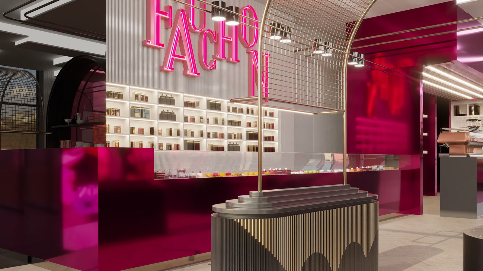Fauchon Paris, boutique café