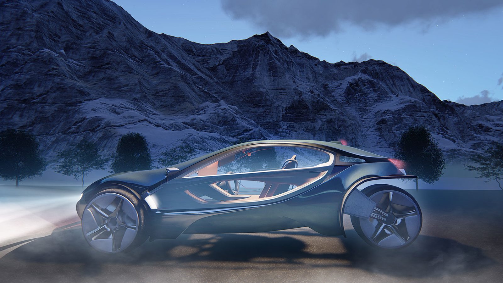 Nightshade, award-winning electric vehicle